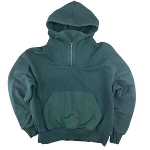 Zara Green Quarter Zip Hoodie Pullover Pocket Size‎ 13-14 Boys